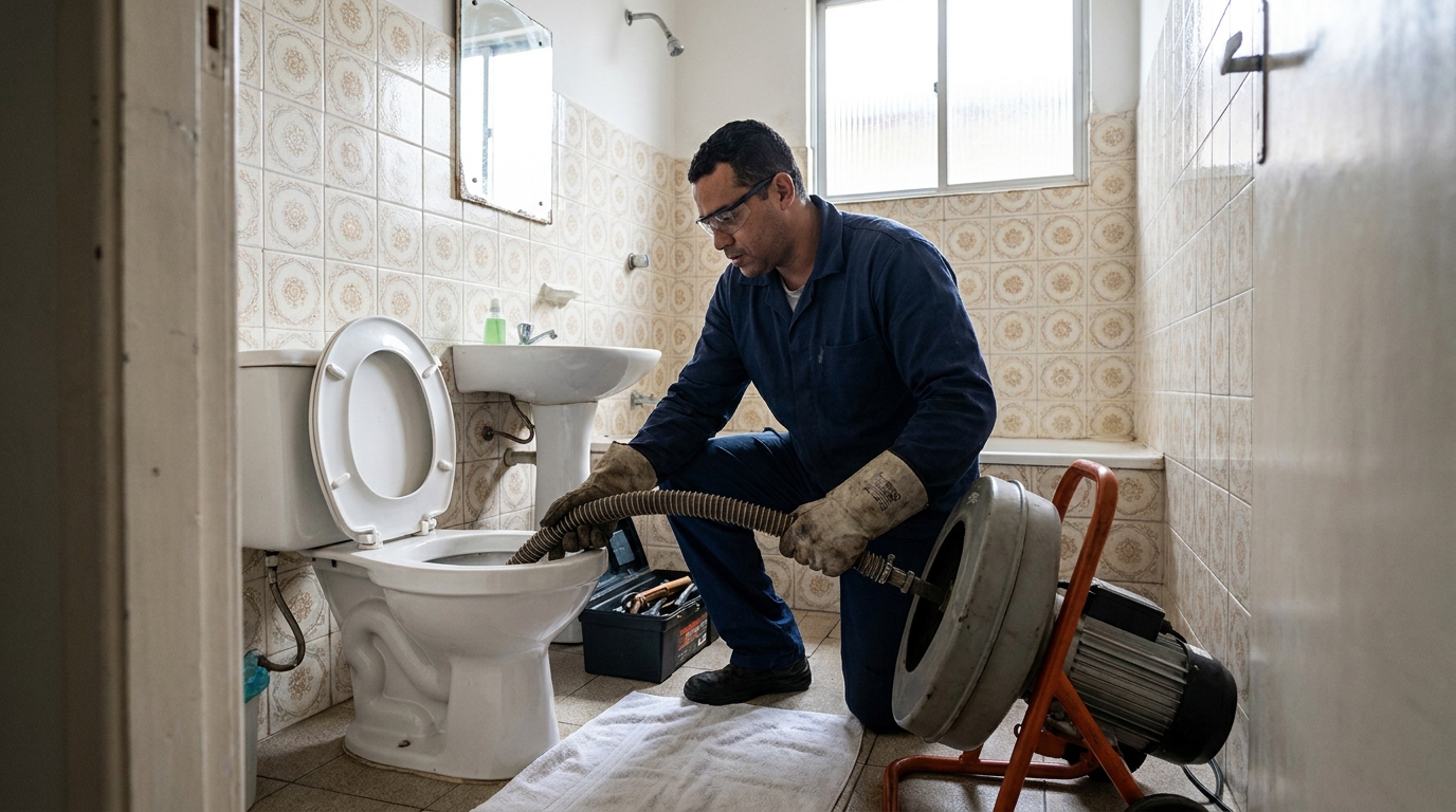 Correção de Vaso Transbordando em Patos de Minas‑MG